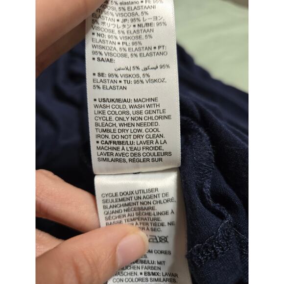 Amazon essential large women's navy blue open front cardigan - Picture 7 of 8